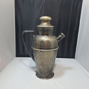 Vintage Bernard Rice Apollo EPNS Silverplate Cocktail Server Art Deco (A)